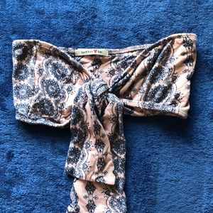🌸tie tube top 🌸SOLD